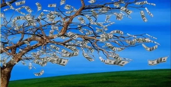 Дерево з грошима